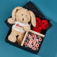 Geschenkset mit Kuscheltier Zum Valentinstag 2
