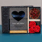 Geschenkset zum Valentinstag 2 mit Druck auf Acrylglas und Schokolade