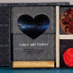 Geschenkset zum Valentinstag 2 mit Druck auf Acrylglas und Schokolade