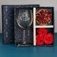 Geschenkset mit Weinglas Zum Valentinstag