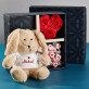 Geschenkset mit Kuscheltier Zum Valentinstag
