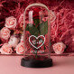 Geschenkset Zum Valentinstag mit Ewiger Rose, Schokolade und Badesalz