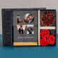 Geschenkset zum Valentinstag mit Druck auf Acrylglas und Schokolade