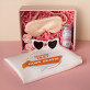 Geschenkset eigenes Projekt mit Satinbademantel und Brille