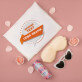 Geschenkset eigenes Projekt mit Satinbademantel und Brille