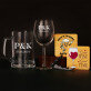 Geschenkset Jahrestag mit Weinglas und Bierkrug