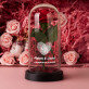 Geschenkset Jahrestag mit Ewiger Rose, Schokolade und Badesalz