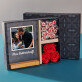 Geschenkset mit Druck auf Acrylglas und Bonbons