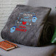 Cold hands, warm heart - Decke mit Stickerei