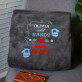 Cold hands, warm heart - Decke mit Stickerei