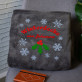 Winterdecke - Decke mit Stickerei