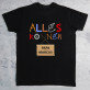 Alles könner - Schwarzes T-Shirt für Herren