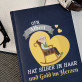 Ein goldenes Herz - Notizbuch A5 mit Aufdruck
