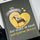 Ein goldenes Herz - Notizbuch A5 mit Aufdruck