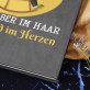 Ein goldenes Herz - Notizbuch A5 mit Aufdruck
