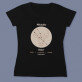 Sternzeichen stier - Schwarzes T-Shirt für Damen