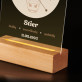 Stier - Druck auf Acrylglas mit LED Beleuchtung