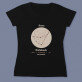 Sternzeichen steinbock - Schwarzes T-Shirt für Damen