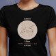 Sternzeichen löwe - Schwarzes T-Shirt für Damen