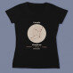 Sternzeichen jungfrau - Schwarzes T-Shirt für Damen