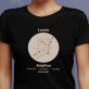 Sternzeichen jungfrau - Schwarzes T-Shirt für Damen