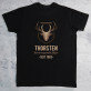 hervorragender Jäger - Schwarzes T-Shirt für Herren