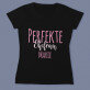 Perfekte ehefrau - Schwarzes T-Shirt für Damen
