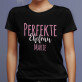 Perfekte ehefrau - Schwarzes T-Shirt für Damen
