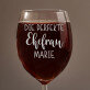 Die perfekte Ehefrau - Weinglas mit Gravur