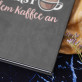 Leben nach Kaffee - Notizbuch A5 mit Aufdruck