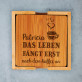 Leben nach dem Kaffee - Tassenuntersetzer